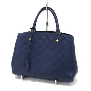 Empreinte Montaigne Monogram MM Tote Bag Navy Shoulder Strap Handbag